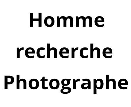 Homme Recherche Une Photographe Érotique.