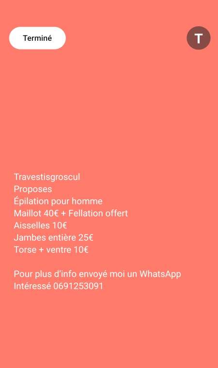  Travestigroscul pilation pour homme