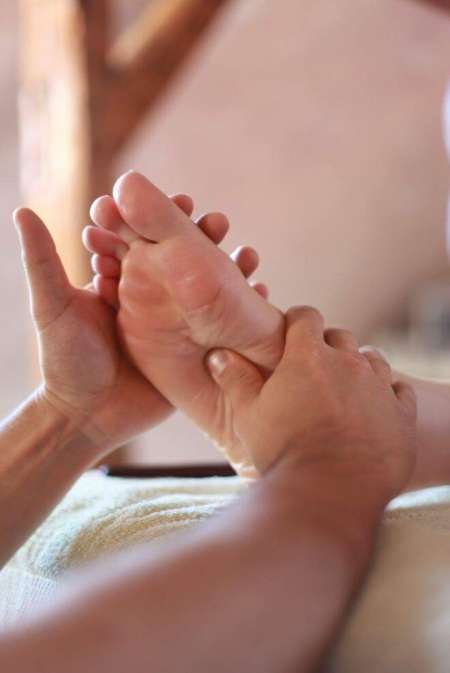 Massage des pieds