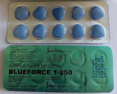 BLUEFORCE SILDENAFIL 250 mg (VIAGRA)