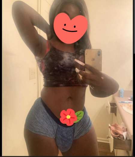 Brunelle trans black de passage  Saint-Denis