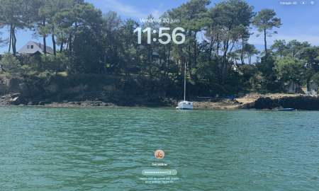 Doux moment de massage