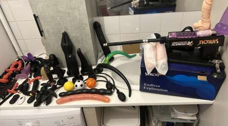 Lot de sextoy et godemichet plug